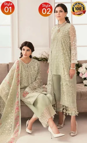 Embroidered Chiffon - CH11-01