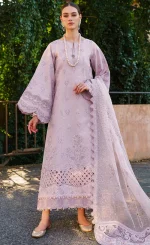 Embroidered Swiss lawn – SL12 D09