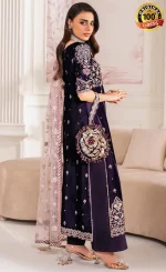Embroidered Velvet - UF-750